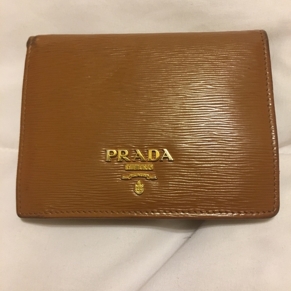 PRADA Carmel Tree-fold WALLET